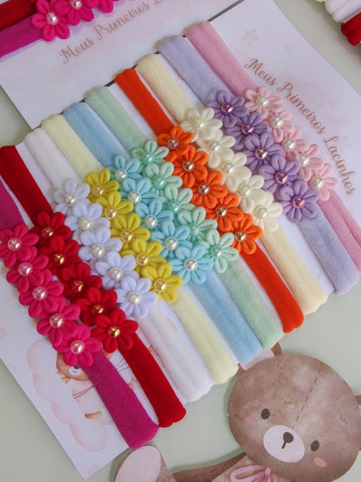 Kit faixinhas florzinhas
